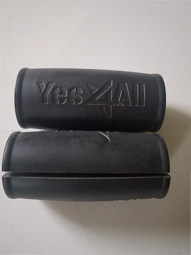 PREOWNED YES4ALL GRIPS SET DUMBELL/BARBELL THICK GRIPS TO IMPROVE HAND STRENGTH