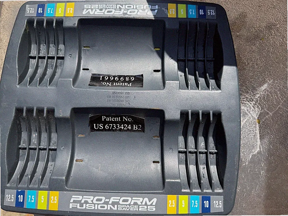 Pro-Form Fusion Spacesaver 25 lbs Adjustable Dumbbell Replacement Tray Only
