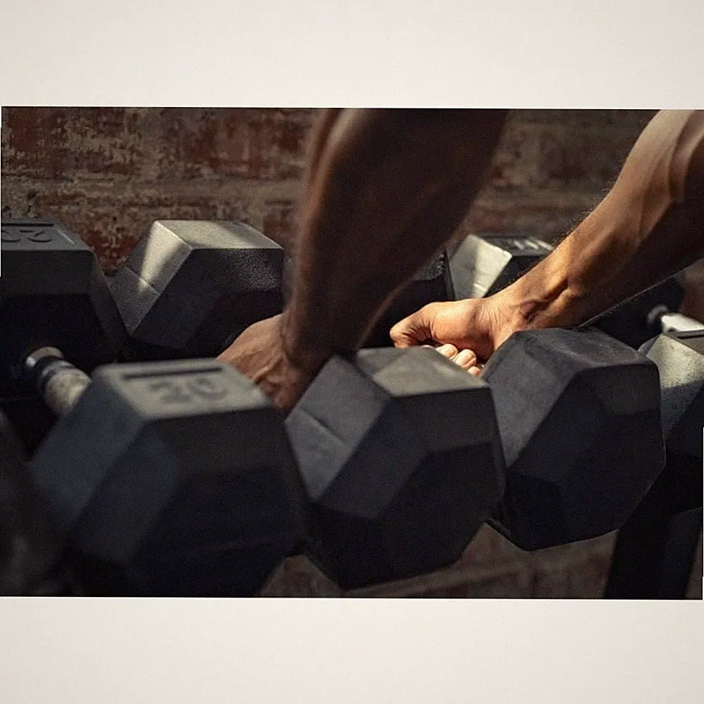 Professional-Grade 25 LB Hex Dumbbells with Textured Grip – Gym Quality at Home