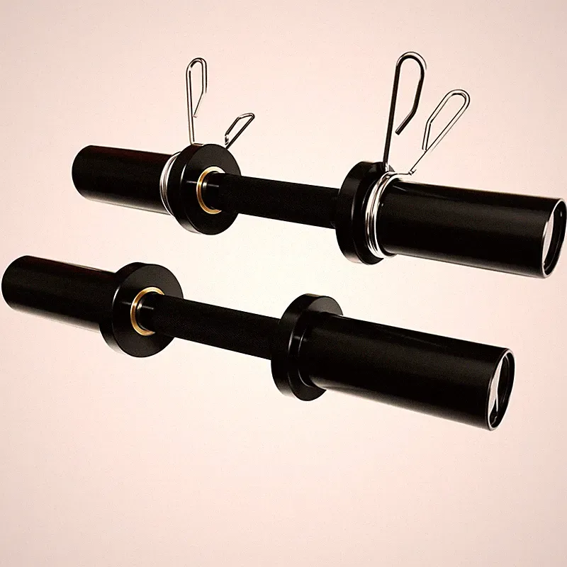 Qibylift Olympic Dumbbell Handles Set Of 2 Loadable Dumbbell Bars For 2 Inch