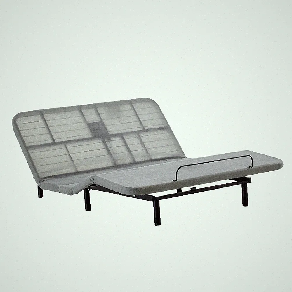 Queen Size Adjustable Bed Frame with Customizable Incline, Massage Functions, &