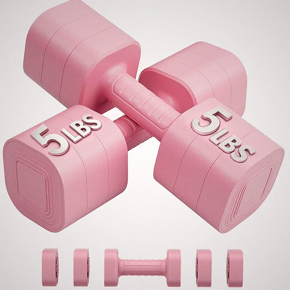 Ragebby Adjustable Dumbbell Set of 2, Weights for Men and Women at Home, Anti...