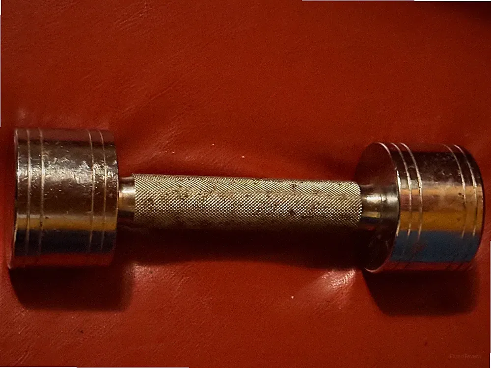 Rare 6lb executive chrome dumbell