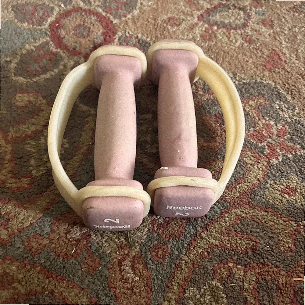 Reebok 2lb Weights With Straps For Walking