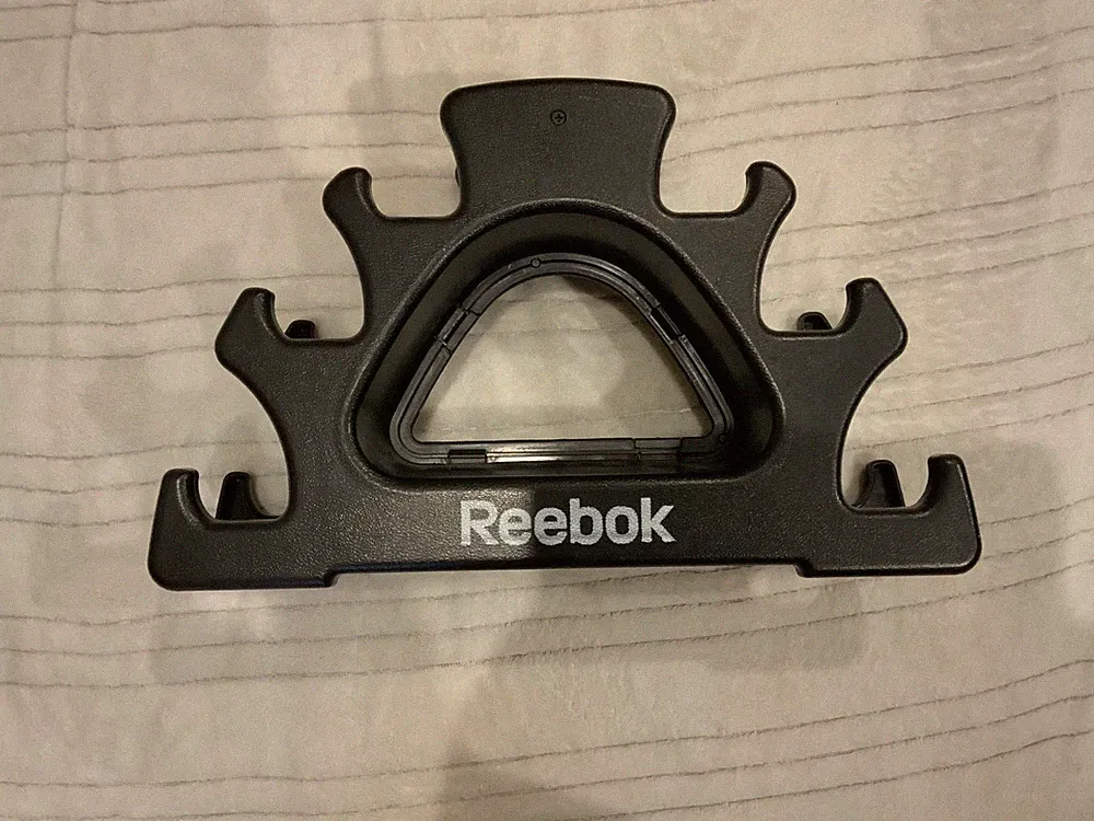 Reebok Small 3 Tier Plastic Dumbbell Rack Space Saving
