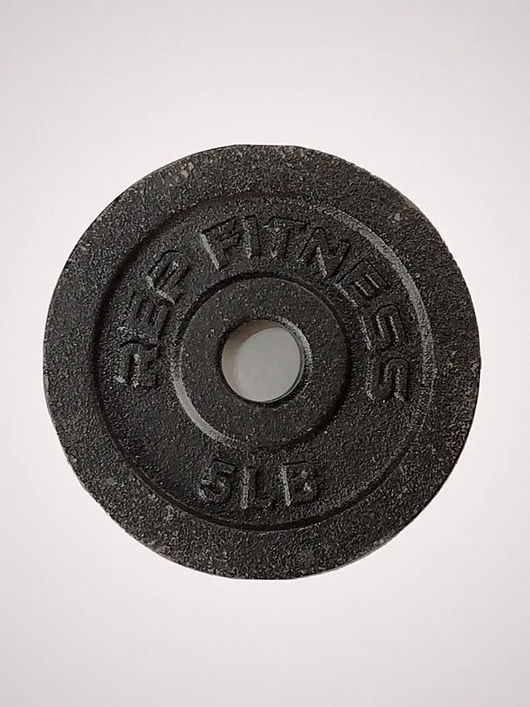 REP Fitness Cast Iron Weight Plate 5 Lb Single Weight Plate New