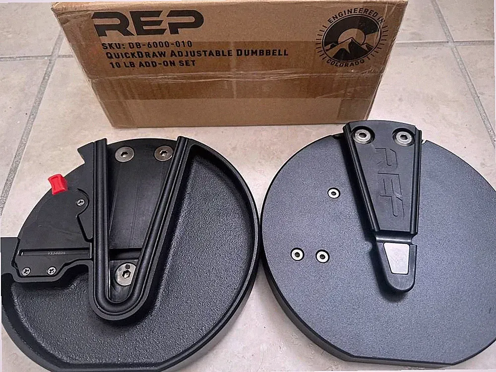 REP Fitness QuickDraw Adjustable Dumbbell Add-On Weight (10LB)