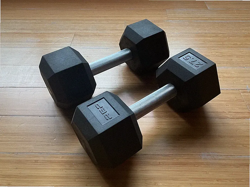 REP HEX DUMBBELL SET 27.5 LBS.
