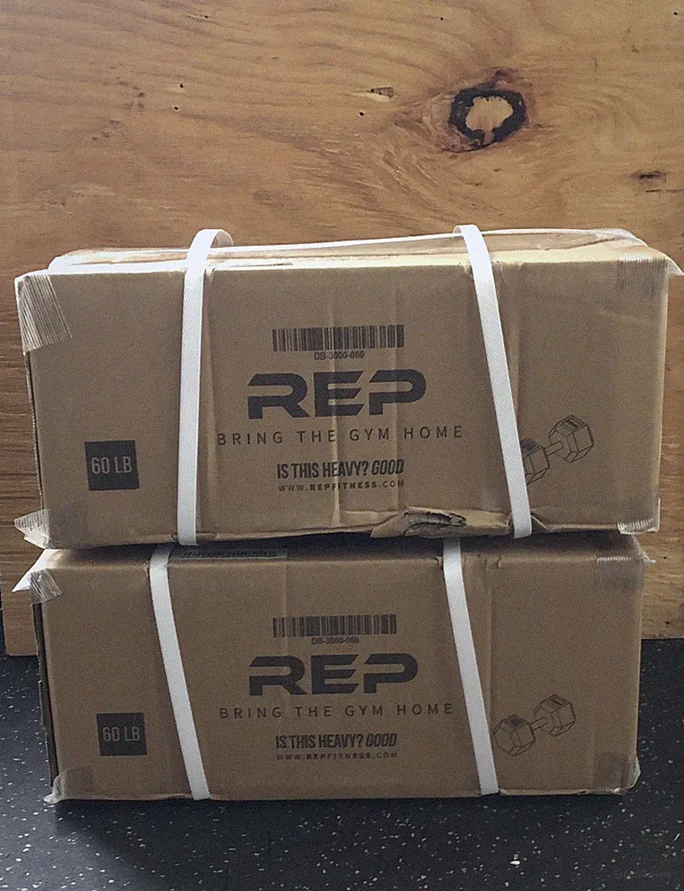REP Rubber HEX Dumbells 60lbs Pair - NEW - Local Pickup Only - Morristown NJ