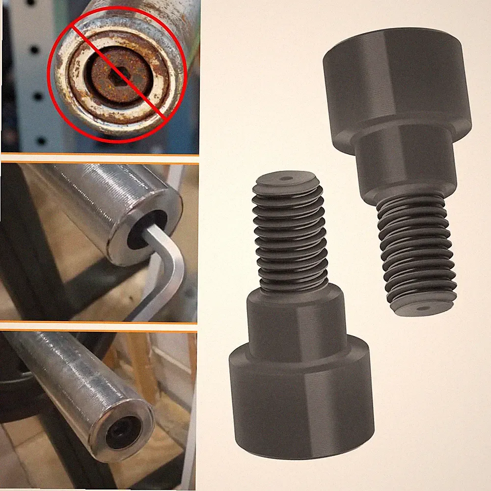Replacement 2 Pack Hex Bolts for Olympic Bars Curl Bars Tricep Bars Dumbbell Bar