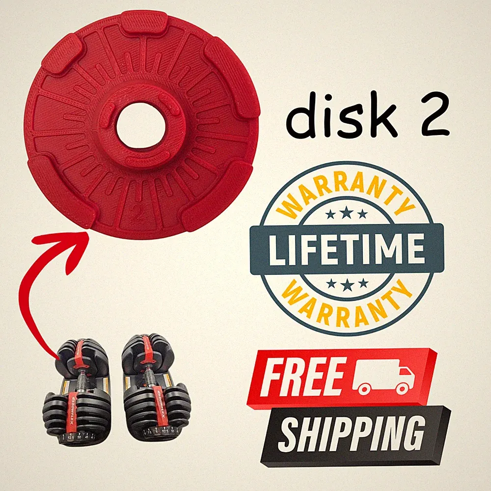 Replacement disk 2 for Bowflex 552 Series 2 | Lifetime Warranty