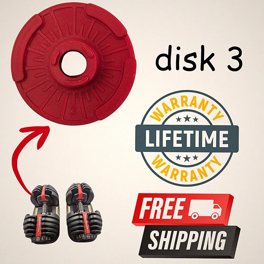 Replacement disk 3 for Bowflex 552 Series 2 | Lifetime Warranty
