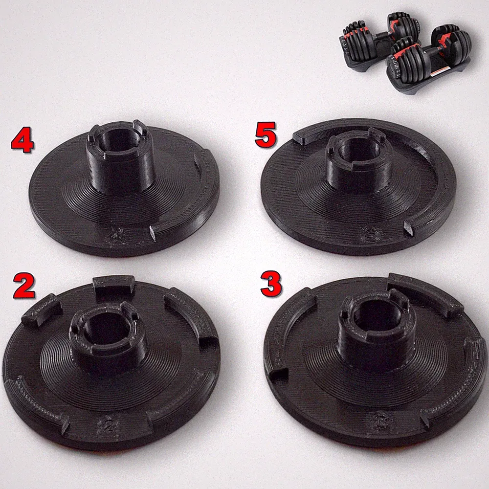 Replacement Part Disc 2,3,4,5 for Nautilus/Bowflex 552 Series 2 Complete Set