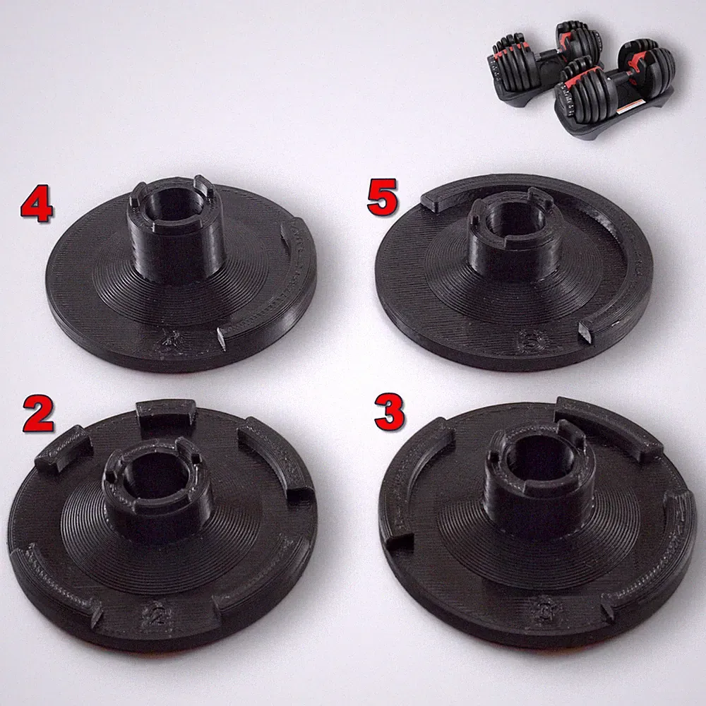 Replacement Part Disc 2,3,4,5 for Nautilus/Bowflex 552 Series 2 Complete Set