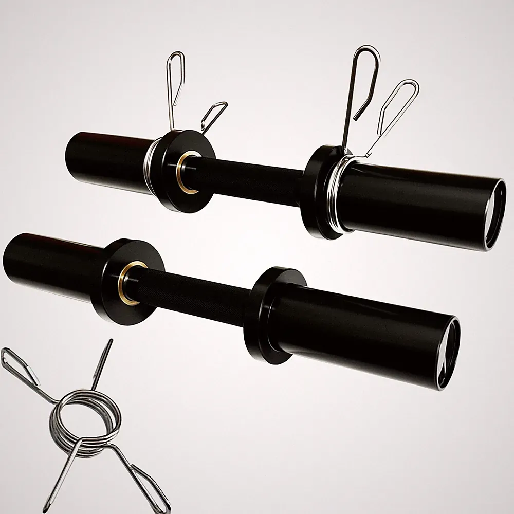 Rivotrance Olympic Dumbbell Handle Loadable Dumbbell Bars For 2 Inch Olympic