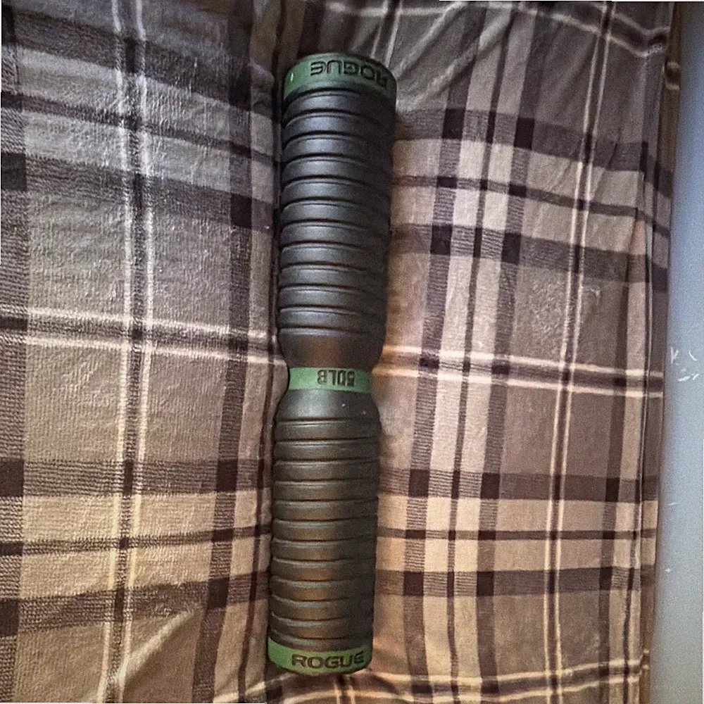 Rogue Textured Foam Roller Black/Green, 1 Item Set Includes Foam Roller