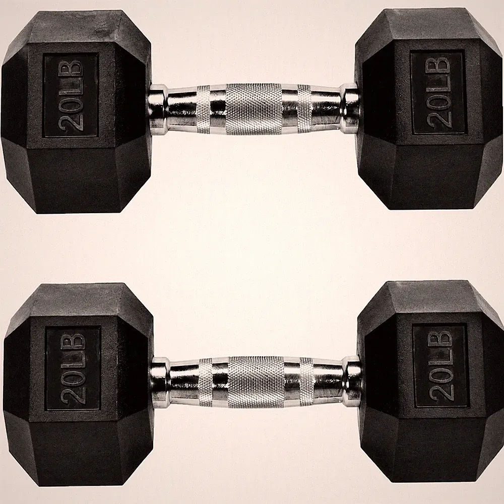 fitvids dumbbell set with rack