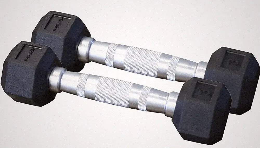 rubber dumbbells for women