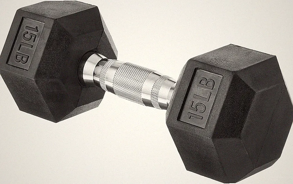 Rubber Hex Dumbbell Hand Weight