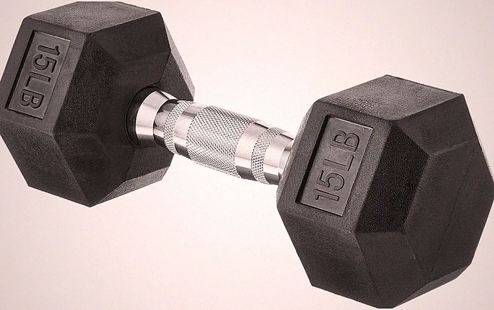 Rubber Hex Dumbbell Hand Weight