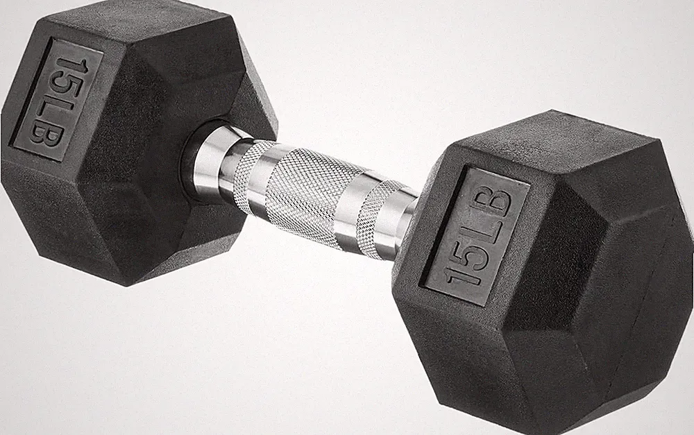 Rubber Hex Dumbbell Hand Weight