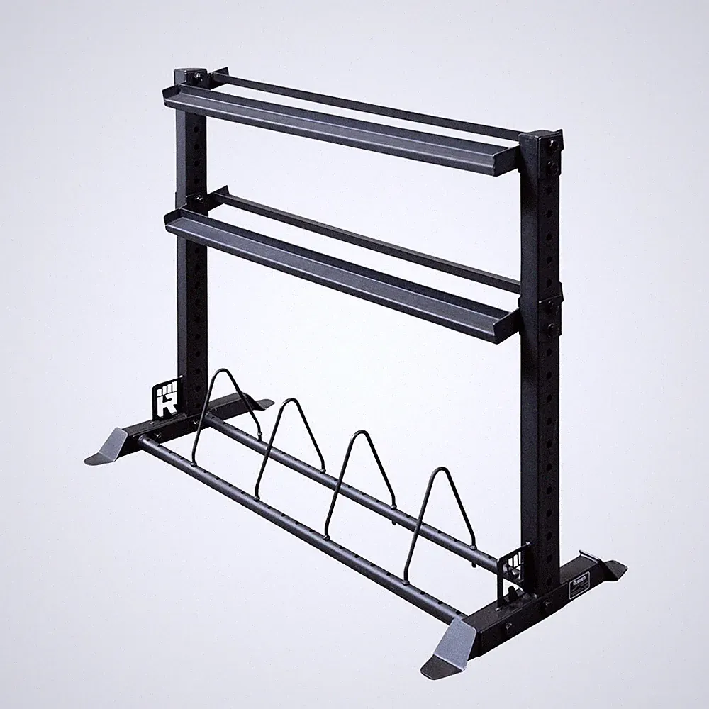 Rugged Combination Weight Plate Dumbbell Rack