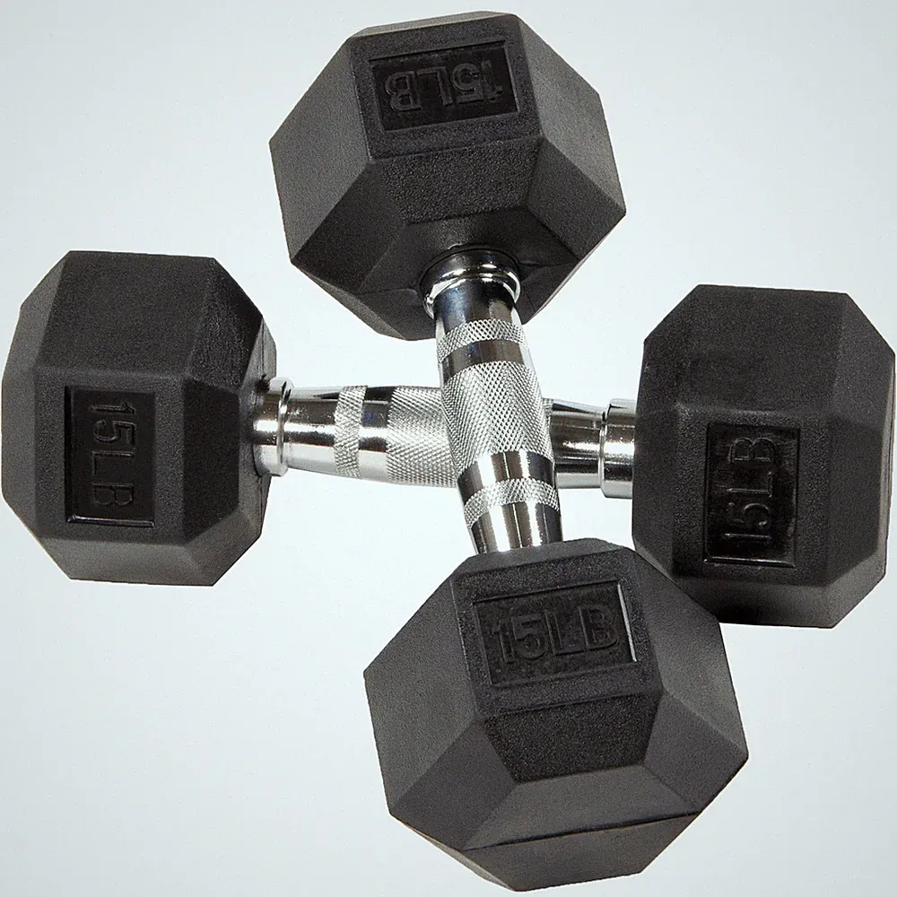 Polypropylene (PP) Dumbbells 15 Lbs Pair