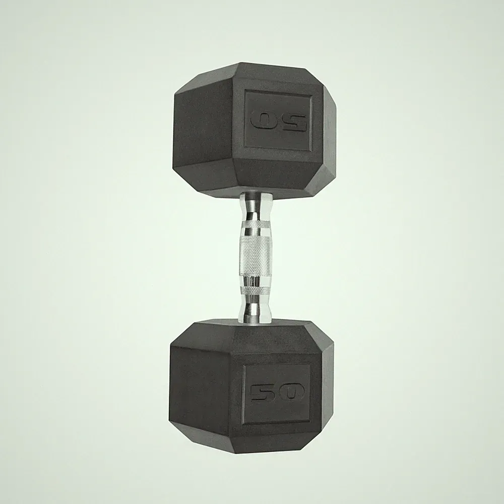 SALE! CAP Barbell Coated Hex Dumbbell, Single 50 lbs Durable Free Ship