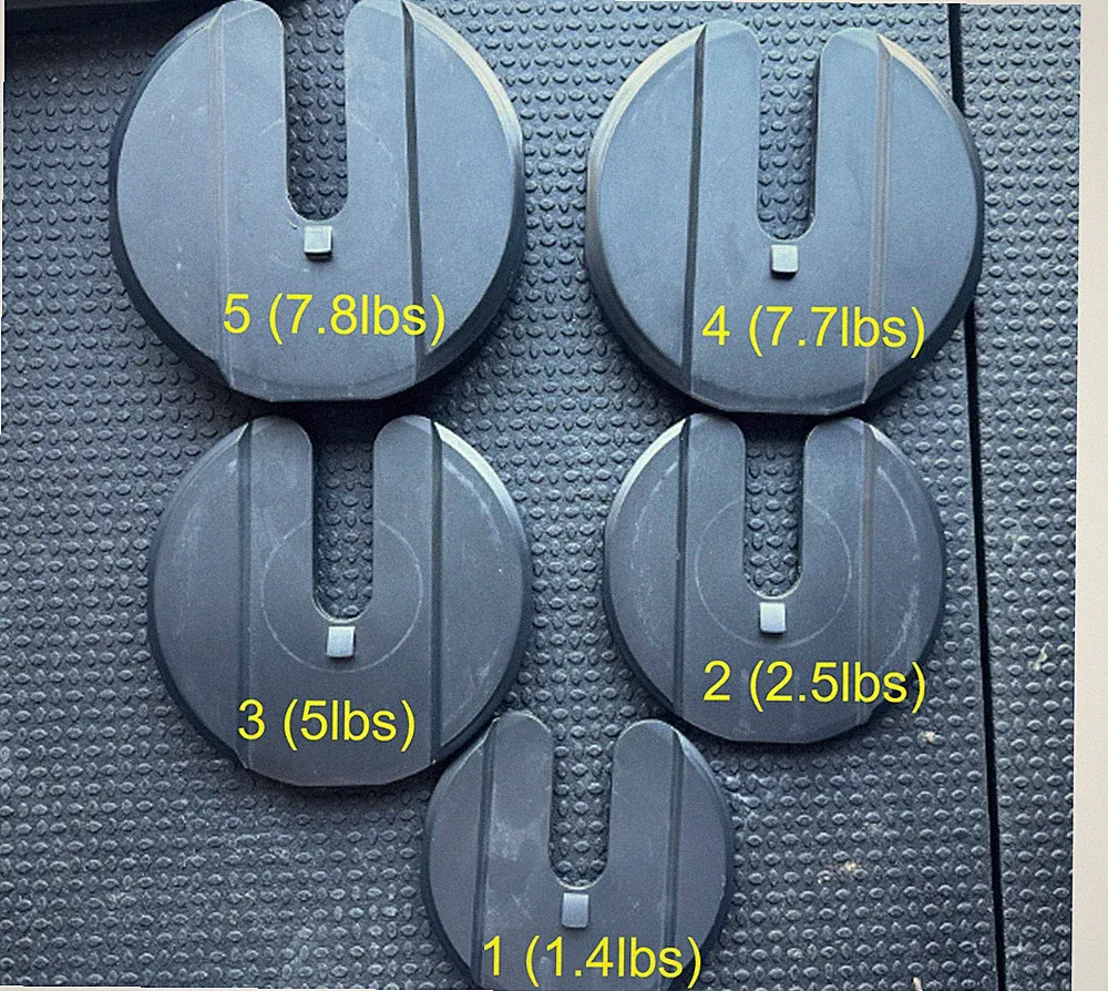 SERIES 1 ONLY- Bowflex Nautilus SelectTech 552 Dumbbell Replacement Plate Weight
