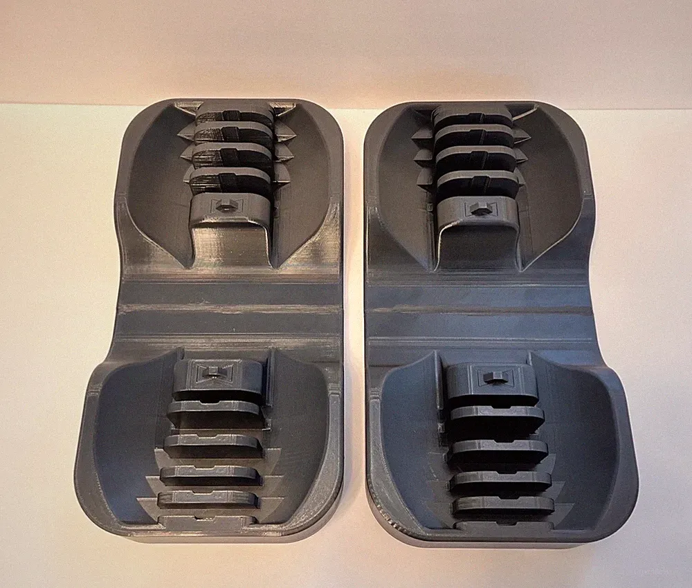 SERIES 2 ONLY - Nautilus Bowflex 552 Dumbbell Replacement Cradle Base Tray Pair