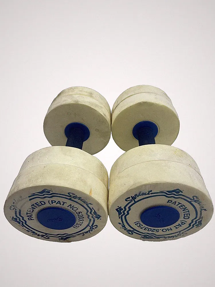 Set Of 2 Spriut Hand Bouy Pool Dumbbell Water Resistance Weights.