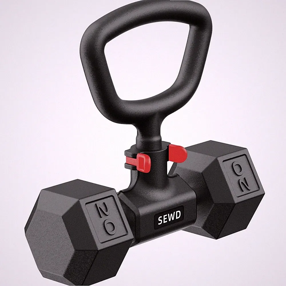 SEWD Dumbbell Kettlebell Converter - Turn Dumbbells into for Home Gym Workout