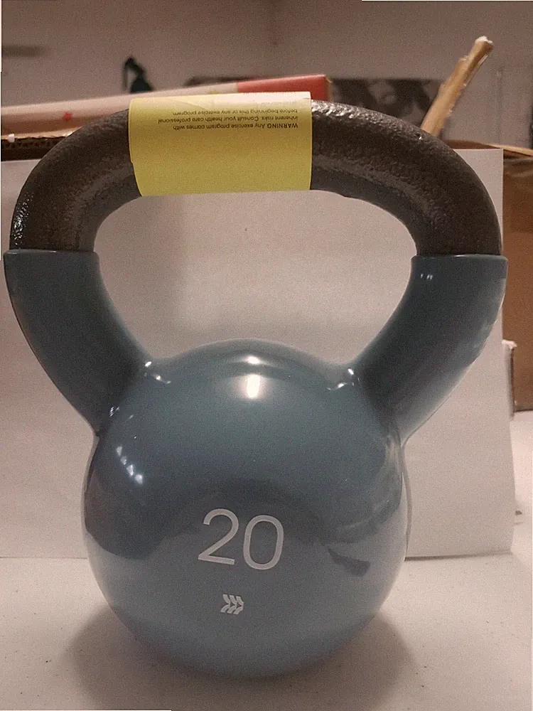 SHIPS FREE FAST NEW All in Motion 20lb Blue Kettlebell