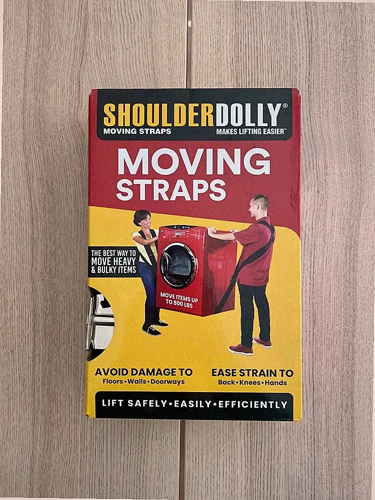 Shoulder Dolly 2 Person Lifting Straps Move Heavy & Bulky Items