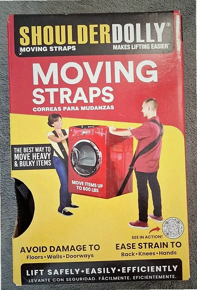 Shoulder Dolly Moving Straps 800 lbs Capacity
