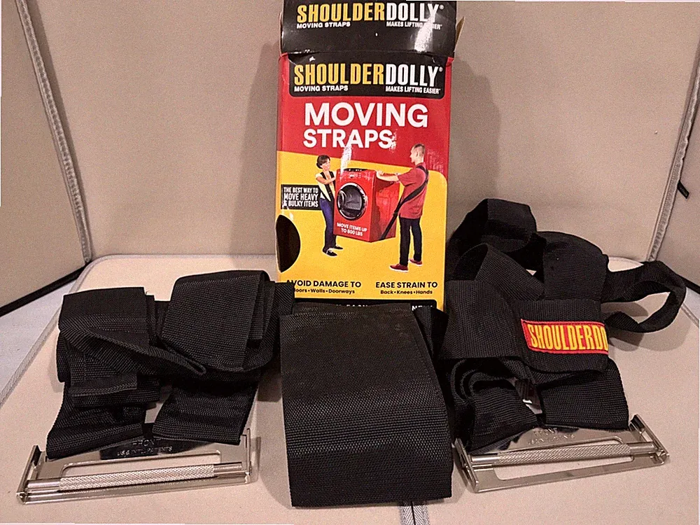 Shoulder Dolly Moving Straps - Lifting Straps - Move, Lift, And Secure Furniture