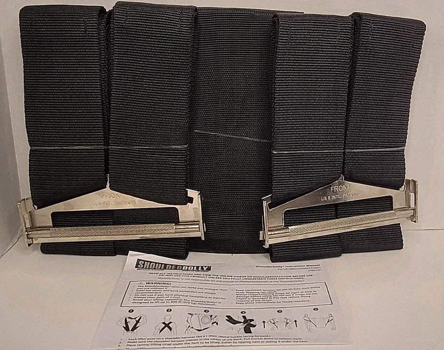 Shoulder Dolly Moving Straps Lifting System BRAND NEW