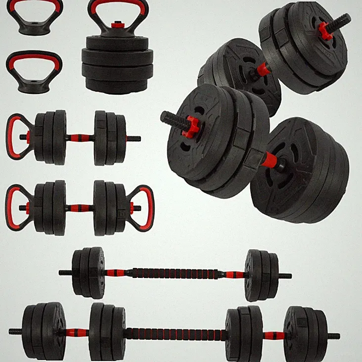 Signature Fitness 60LB 4-in-1 Adjustable Dumbbell Set Home Gym
