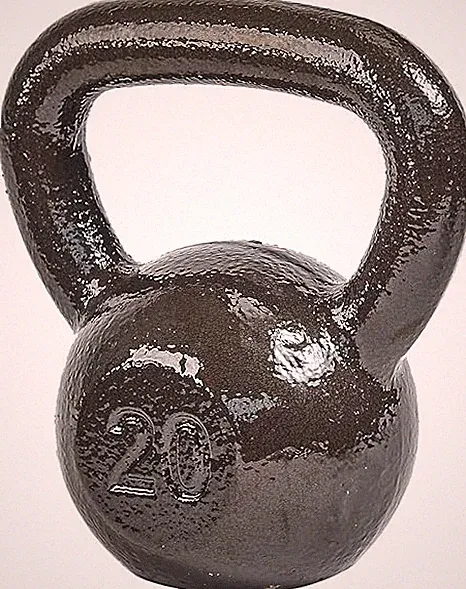 Signature Fitness All-Purpose Solid Cast Iron Kettlebell