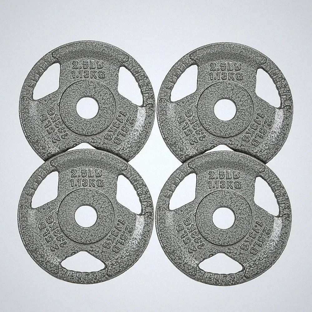 Signature Fitness Cast Iron Weight Plates for Strength Training, Fits 1-Inch