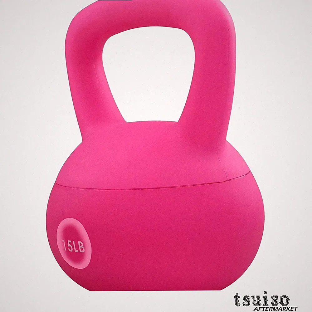 Signature Soft Kettlebell - 15 lbs with Comfortable Grip and Shock-Proof Base