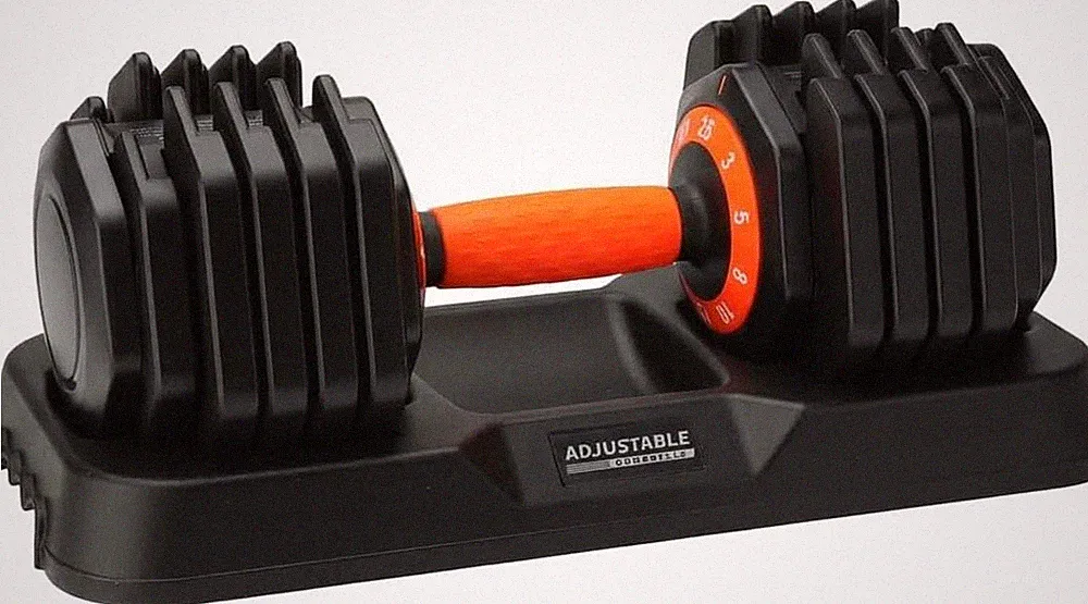 Single Adjustable Dumbbells 25LB, Adjustable Dumbbell for Home Gym Workout