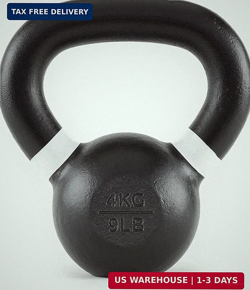 Single Piece Cast Iron Kettlebell, 8 to 24 kgs, Powder Coated