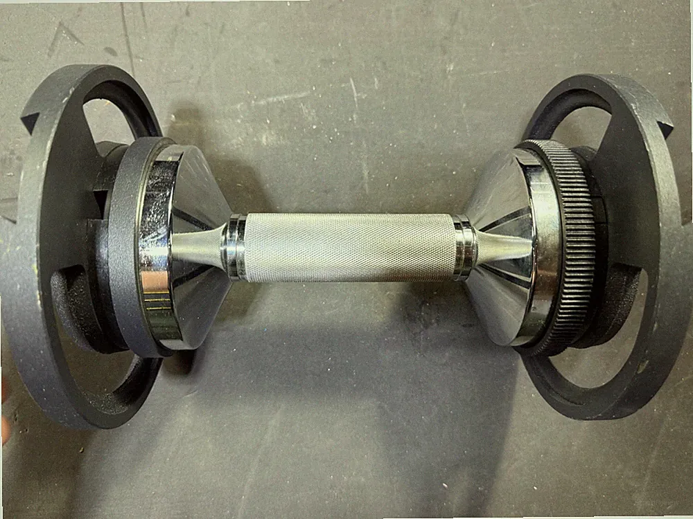 single Snode Drop-proof Cast Iron Adjustable Dumbbell with no extra weights