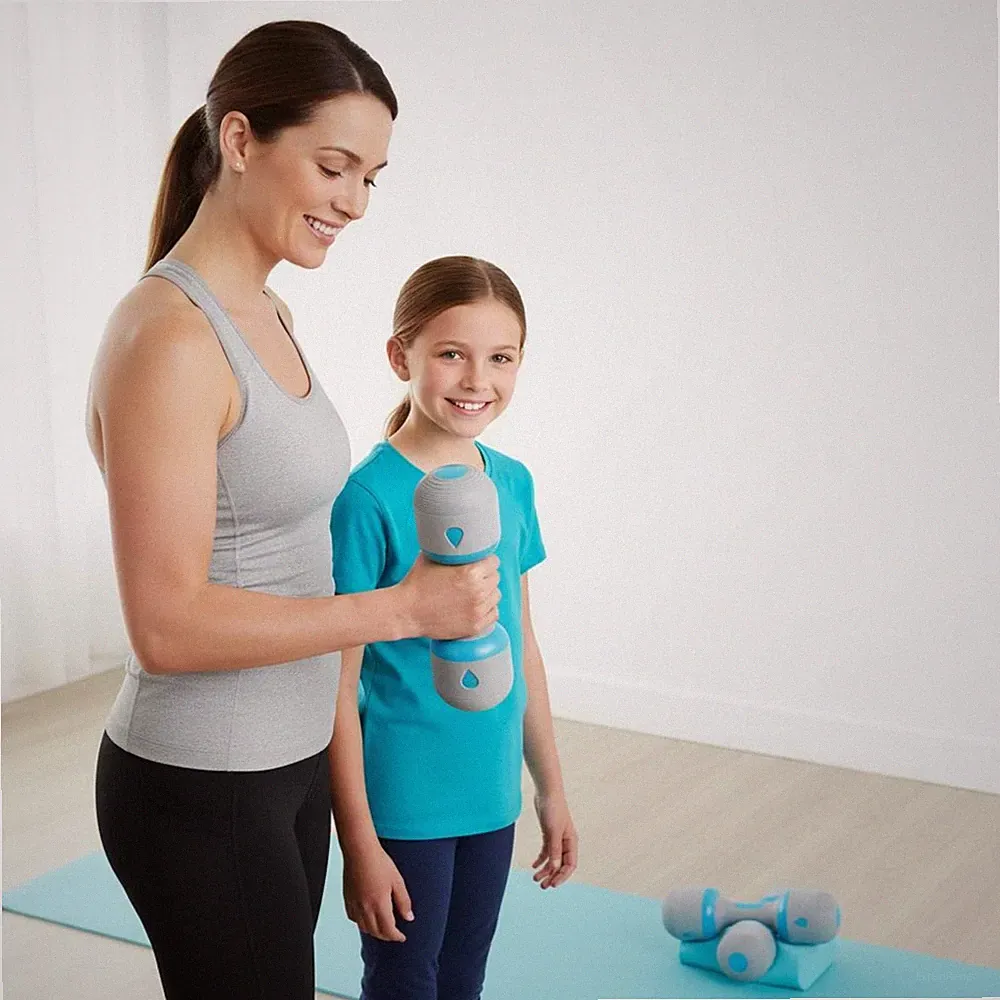 Small Dumbbell Set Lightweight Low-Weight Weight Dumbbells Easy to Hold