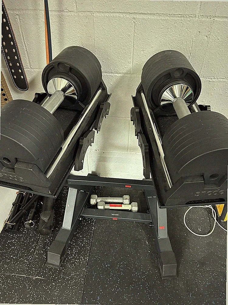 Snode AD80 Adjustable Dumbbells Set with Stand and additional magnetic weights