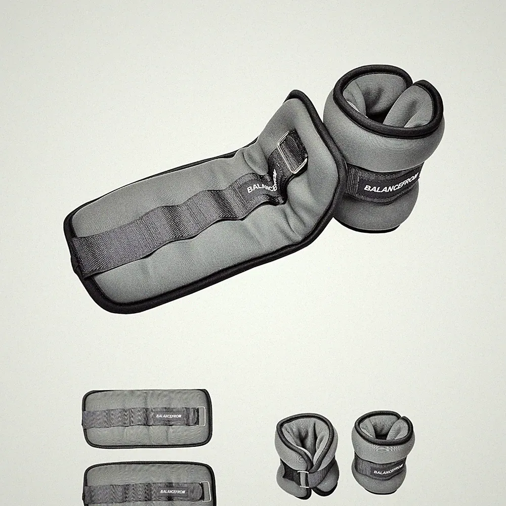 Soft, Breathable Adjustable 6lb Weight Pair for Home Workouts & Aerobics