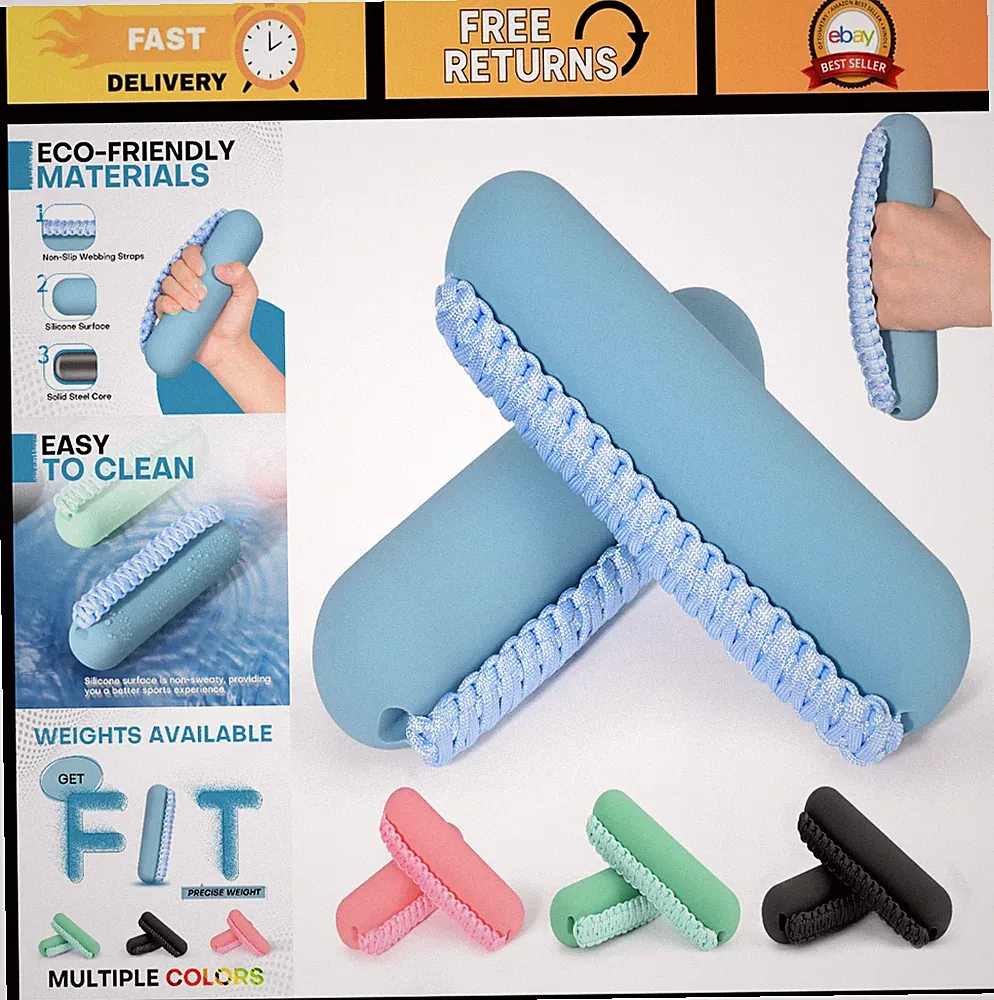 Soft Dumbbells Set for Men & Women - 1lb, 2lbs, 3lbs Hand Weights for Aerobics