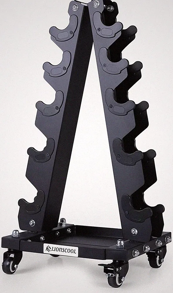 Solid Steel Dumbbell Rack Stand Only, A-Frame Portable Weight Storage Organizer