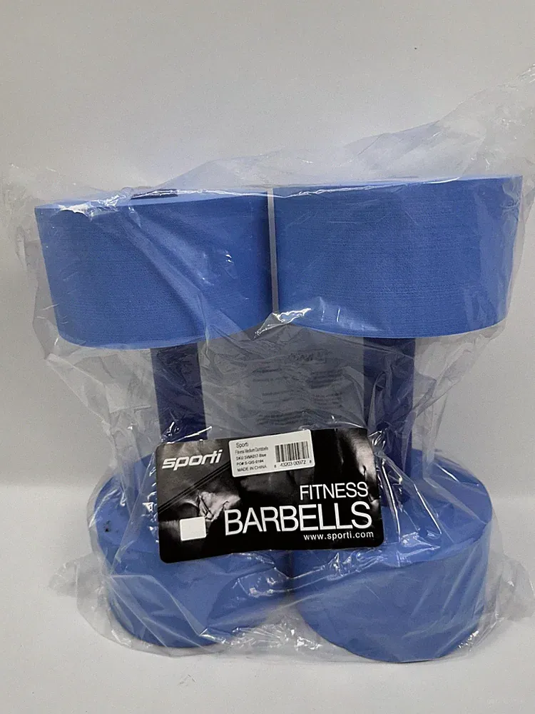 SPORTI Aquatic Fitness Medium Dumbbells Water Weights - Blue